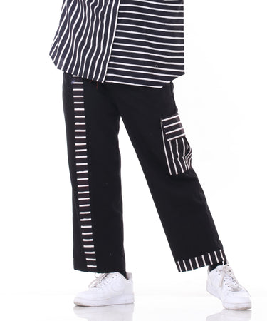 Vastripe Black Pants