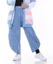 Load image into Gallery viewer, Light Blue Stripe pants
