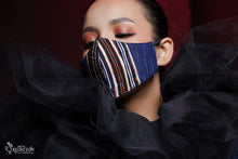 Load image into Gallery viewer, Navy Stripe Mask
