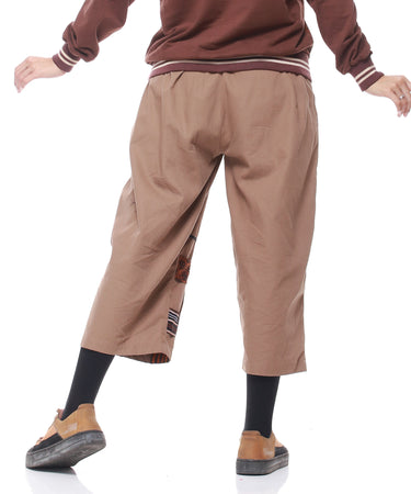 Block Brown Pants