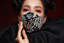 Load image into Gallery viewer, Black Leaf Mask
