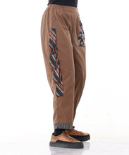 Load image into Gallery viewer, Brown Pleat Pants
